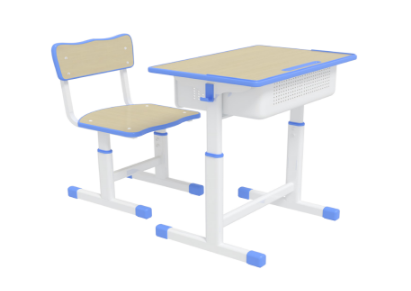 钢木套管升降课桌椅   YF-KZ019