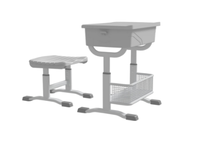 塑星升降桌凳（豪华蓝）   YF-KZ015