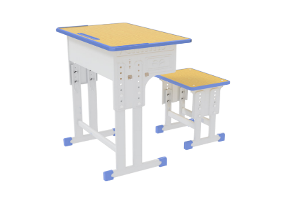 钢木升降课桌凳（注塑）   YF-KZ026