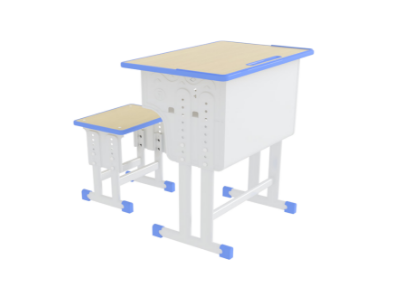 钢木双层升降课桌凳（注塑）   YF-KZ022