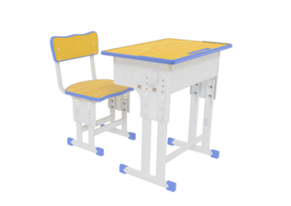 钢木升降课桌椅（注塑）  YF-KZ025