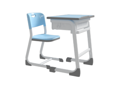 C型固定课桌椅  YF-KZ017