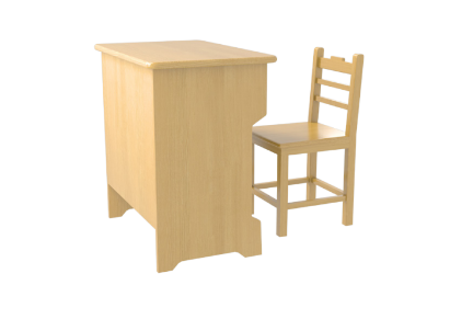 实木课桌椅   YF-KZ033