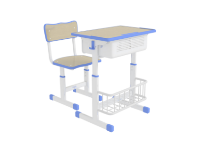 钢木套管升降课桌椅（经典）   YF-KZ018